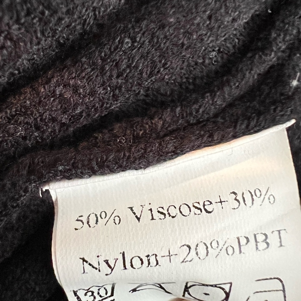 Black and Cream Striped Women's Sweater - Picture 7 of 7